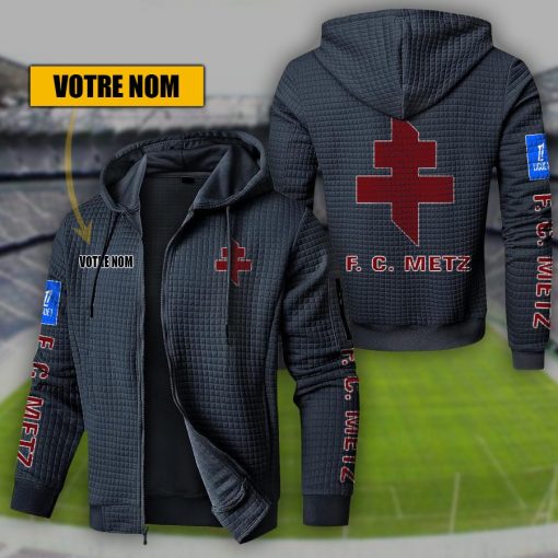 FC Metz – Hoodie de sport nouvelle version avec nom personnalisé FC Metz – Hoodie de sport nouvelle version avec nom personnalisé