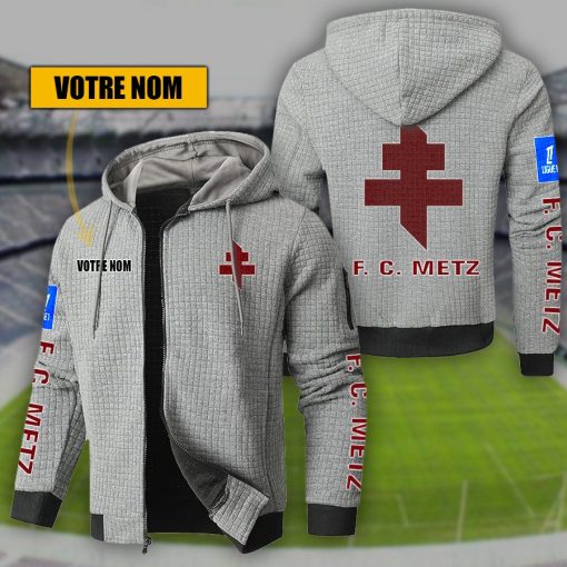 FC Metz – Hoodie de sport nouvelle version avec nom personnalisé FC Metz – Hoodie de sport nouvelle version avec nom personnalisé