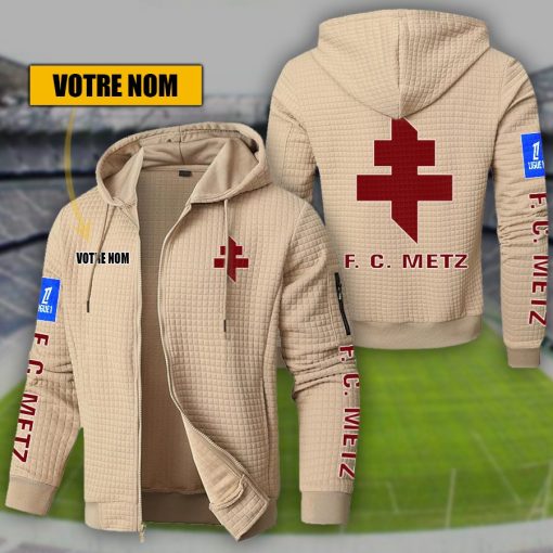 FC Metz – Hoodie de sport nouvelle version avec nom personnalisé FC Metz – Hoodie de sport nouvelle version avec nom personnalisé