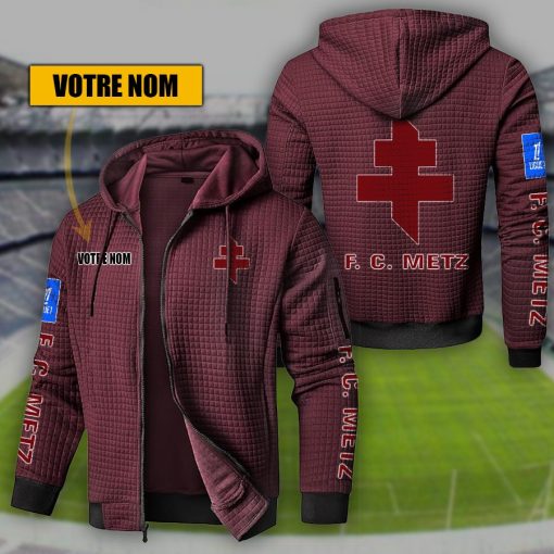 FC Metz – Hoodie de sport nouvelle version avec nom personnalisé FC Metz – Hoodie de sport nouvelle version avec nom personnalisé