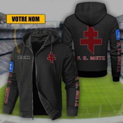 FC Metz – Hoodie de sport nouvelle version avec nom personnalisé