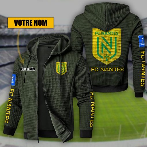 FC Nantes – Hoodie de sport nouvelle version avec nom personnalisé FC Nantes – Hoodie de sport nouvelle version avec nom personnalisé