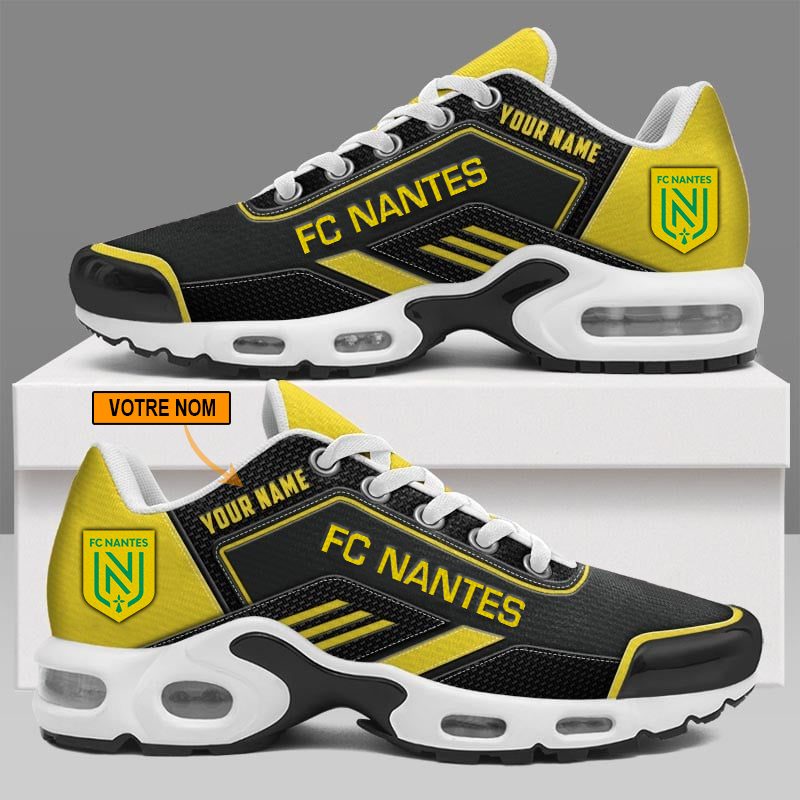 FC Nantes – Chaussures Air Max Plus Nouveau style avec nom personnalisé FC Nantes – Chaussures Air Max Plus Nouveau style avec nom personnalisé