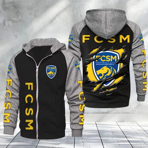 FC Sochaux-Montbéliard – Hoodie zippé raglan Nouveau Design Nouvelle édition FC Sochaux-Montbéliard – Hoodie zippé raglan Nouveau Design Nouvelle édition