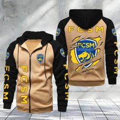 FC Sochaux-Montbéliard – Hoodie zippé raglan Nouveau Design Nouvelle édition