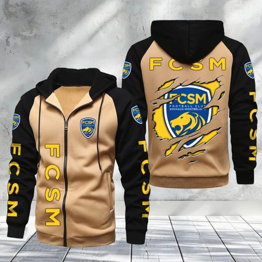 FC Sochaux-Montbéliard – Hoodie zippé raglan Nouveau Design Nouvelle édition FC Sochaux-Montbéliard – Hoodie zippé raglan Nouveau Design Nouvelle édition