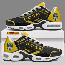 FC Sochaux-Montbéliard – Chaussures Air Max Plus Nouveau style avec nom personnalisé