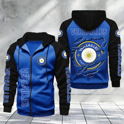 FC Versailles 78 – Hoodie zippé raglan Nouveau Design Nouvelle édition FC Versailles 78 – Hoodie zippé raglan Nouveau Design Nouvelle édition