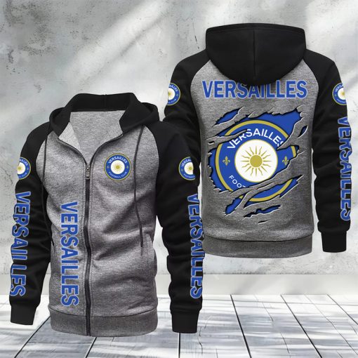 FC Versailles 78 – Hoodie zippé raglan Nouveau Design Nouvelle édition FC Versailles 78 – Hoodie zippé raglan Nouveau Design Nouvelle édition