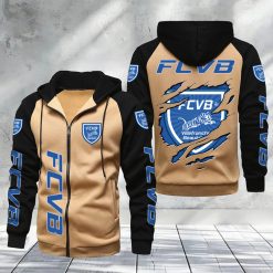 FC Villefranche-Beaujolais – Hoodie zippé raglan Nouveau Design Nouvelle édition