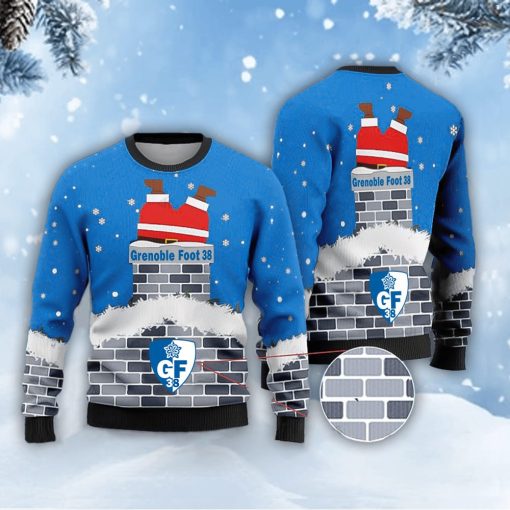 Grenoble Foot 38 – Pull-over à motif de Père Noël