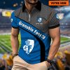 Grenoble Foot 38 – Polo à fermeture éclair Nouveau Design Avec Nom Personnalisé