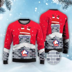 LOSC Lille – Pull-over à motif de Père Noël
