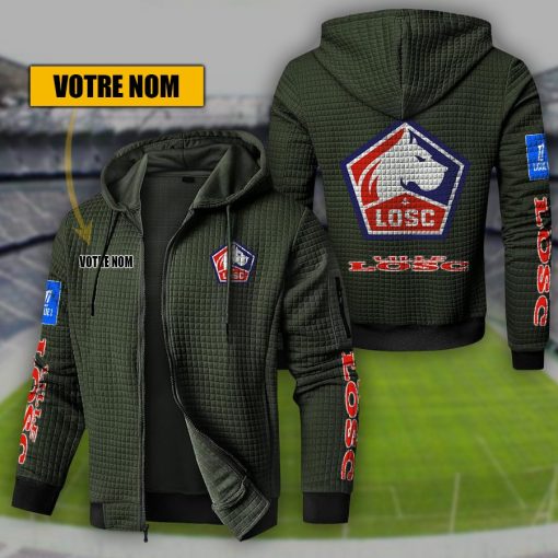 LOSC Lille – Hoodie de sport nouvelle version avec nom personnalisé LOSC Lille – Hoodie de sport nouvelle version avec nom personnalisé