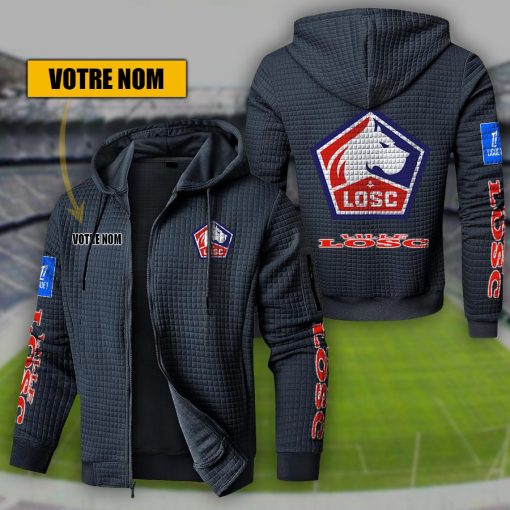 LOSC Lille – Hoodie de sport nouvelle version avec nom personnalisé LOSC Lille – Hoodie de sport nouvelle version avec nom personnalisé