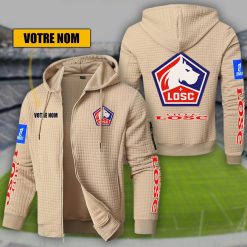LOSC Lille – Hoodie de sport nouvelle version avec nom personnalisé