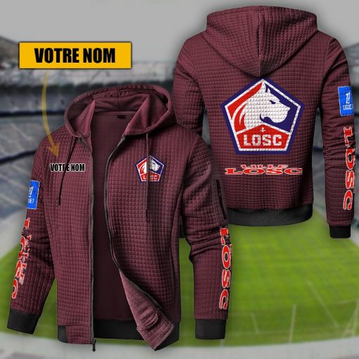 LOSC Lille – Hoodie de sport nouvelle version avec nom personnalisé LOSC Lille – Hoodie de sport nouvelle version avec nom personnalisé