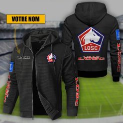 LOSC Lille – Hoodie de sport nouvelle version avec nom personnalisé