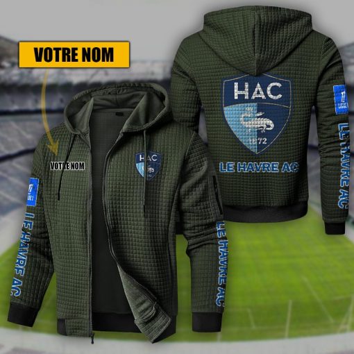 Le Havre AC – Hoodie de sport nouvelle version avec nom personnalisé Le Havre AC – Hoodie de sport nouvelle version avec nom personnalisé