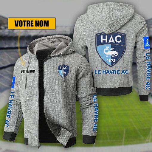 Le Havre AC – Hoodie de sport nouvelle version avec nom personnalisé Le Havre AC – Hoodie de sport nouvelle version avec nom personnalisé