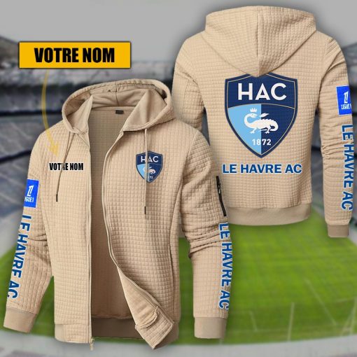 Le Havre AC – Hoodie de sport nouvelle version avec nom personnalisé Le Havre AC – Hoodie de sport nouvelle version avec nom personnalisé