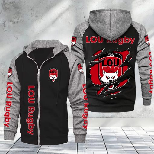 Lyon OU – Hoodie zippé raglan Nouveau Design Nouvelle édition Lyon OU – Hoodie zippé raglan Nouveau Design Nouvelle édition