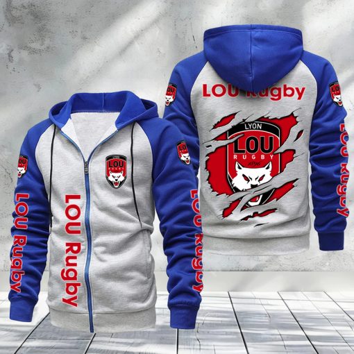 Lyon OU – Hoodie zippé raglan Nouveau Design Nouvelle édition Lyon OU – Hoodie zippé raglan Nouveau Design Nouvelle édition