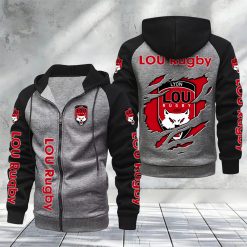 Lyon OU – Hoodie zippé raglan Nouveau Design Nouvelle édition
