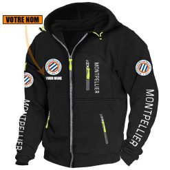 Montpellier HSC – Blouson zippé Édition spéciale avec nom personnalisé