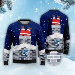Montpellier Hérault Rugby – Pull-over à motif de Père Noël