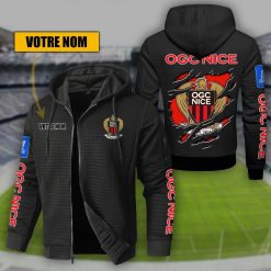 OGC Nice – Hoodie de sport Édition spéciale avec nom personnalisé