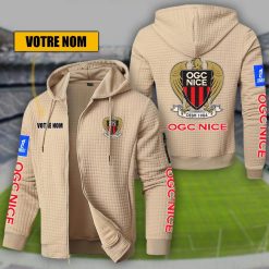 OGC Nice – Hoodie de sport nouvelle version avec nom personnalisé