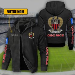 OGC Nice – Hoodie de sport nouvelle version avec nom personnalisé