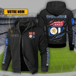 Olympique Lyonnais – Hoodie de sport Édition spéciale avec nom personnalisé