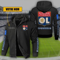 Olympique Lyonnais – Hoodie de sport nouvelle version avec nom personnalisé