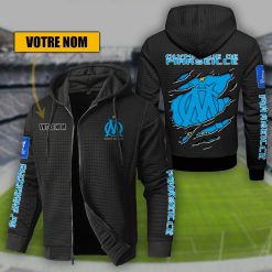 Olympique de Marseille – Hoodie de sport Édition spéciale avec nom personnalisé