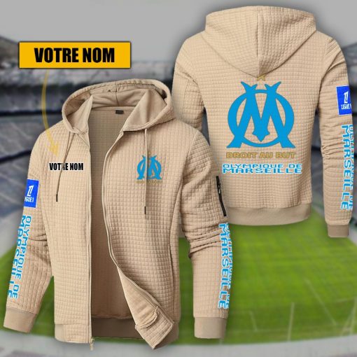 Olympique de Marseille – Hoodie de sport nouvelle version avec nom personnalisé Olympique de Marseille – Hoodie de sport nouvelle version avec nom personnalisé