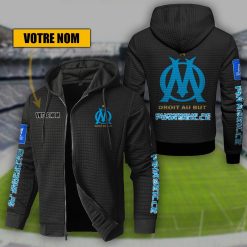 Olympique de Marseille – Hoodie de sport nouvelle version avec nom personnalisé