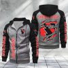 Oyonnax Rugby – Hoodie zippé raglan Nouveau Design Nouvelle édition