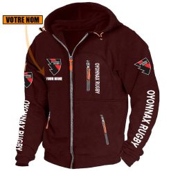 Oyonnax Rugby – Blouson zippé Édition spéciale avec nom personnalisé