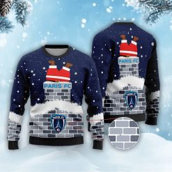 Paris FC – Pull-over à motif de Père Noël