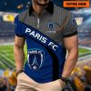 Paris FC – Polo à fermeture éclair Nouveau Design Avec Nom Personnalisé
