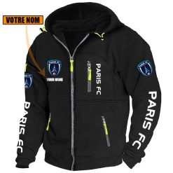 Paris FC – Blouson zippé Édition spéciale avec nom personnalisé