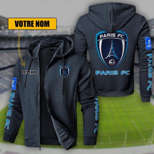 Paris FC – Hoodie de sport nouvelle version avec nom personnalisé Paris FC – Hoodie de sport nouvelle version avec nom personnalisé