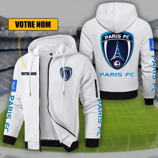Paris FC – Hoodie de sport nouvelle version avec nom personnalisé Paris FC – Hoodie de sport nouvelle version avec nom personnalisé