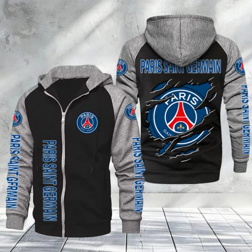 Paris Saint-Germain – Hoodie zippé raglan Nouveau Design Nouvelle édition Paris Saint-Germain – Hoodie zippé raglan Nouveau Design Nouvelle édition