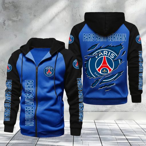 Paris Saint-Germain – Hoodie zippé raglan Nouveau Design Nouvelle édition Paris Saint-Germain – Hoodie zippé raglan Nouveau Design Nouvelle édition