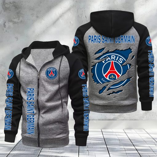 Paris Saint-Germain – Hoodie zippé raglan Nouveau Design Nouvelle édition Paris Saint-Germain – Hoodie zippé raglan Nouveau Design Nouvelle édition