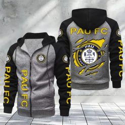Pau FC – Hoodie zippé raglan Nouveau Design Nouvelle édition