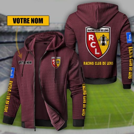 RC Lens – Hoodie de sport nouvelle version avec nom personnalisé RC Lens – Hoodie de sport nouvelle version avec nom personnalisé